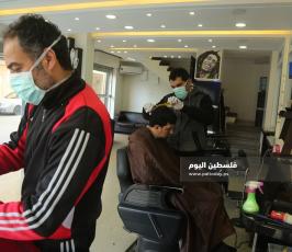 صالونات الحلاقة  إجراءات احترازية ووقائية لمواجهة فيروس كورونا (9).JPG