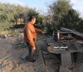آثارقصف من طائرات الاحتلال غرب رفح (13).jpg