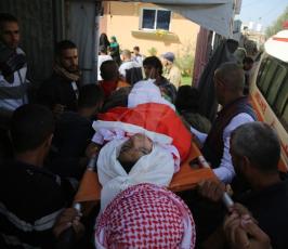 غزة تودع أطفالها الثلاثة ‫(42140161)‬ ‫‬.JPG