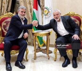 لقاء يجمع النخالة وهنية في القاهرة (1).jpg