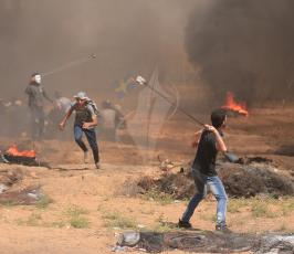 مليونية القدس في يوم القدس العالمي وذكرى النكسة 51 على حدود غزة1 ‫(41353742)‬ ‫‬.JPG