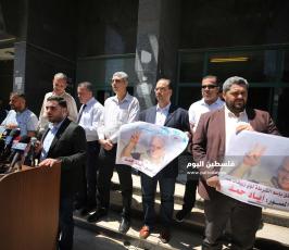 غزةوقفة تضامن مع الزميل الصحفى اياد حمد (4).JPG