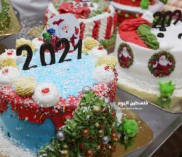 قوالب الجاتوهات مزينة بشعارات حول انتشار فيروس كورونا، وأخرى احتفاءً بالعام الجديد، (11).jpeg