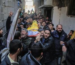 شهيد الطفل يوسف الداية الذي استشهد برصاص الاحتلال شرق مخيم ملكة ‫(1)‬.JPG