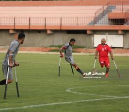 كرة قدم لاشخاص ذوي الاعاقة مبتوري الأطراف في قطاع غزة ‫(39256610)‬ ‫‬.JPG