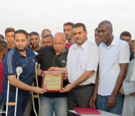 الهيئة الوطنية العليا لمسيرة العودة تكرم المؤسسات الإعلامية والطواقم الطبية ‫(42402313)‬ ‫‬.jpeg
