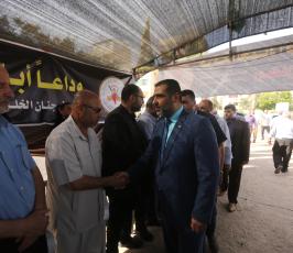 فصائل  بعزاء الدكتور قطاع غزة (14).JPG