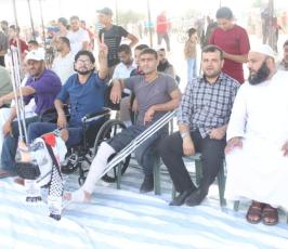 قادة حركة الجهاد تشارك في مسير من غزة للضفة  (7).jpeg