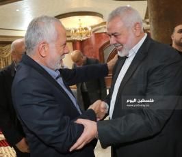 لقاء يجمع النخالة وهنية في القاهرة (2).jpg
