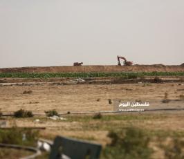 السياج الفاصل  جيش الاحتلال  شرق غزة  (18).JPG