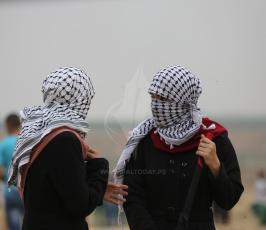 اخت المرجلة خلال المشاركةمسيرة العودة ‫(1)‬ ‫‬.JPG