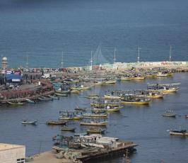 انطلاق قوافل الحرية وكسر الحصار من ميناء غزة ‫(1)‬ ‫‬.JPG