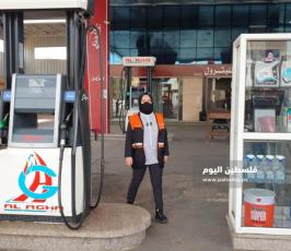 سلمى النجار أول فتاة عاملة في مجال محطات البترول (14).jpeg