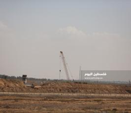 السياج الفاصل  جيش الاحتلال  شرق غزة  (10).JPG