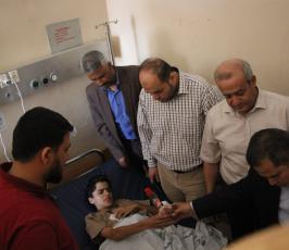  زيارات لجرحى مسيرات العودة (7).jpeg