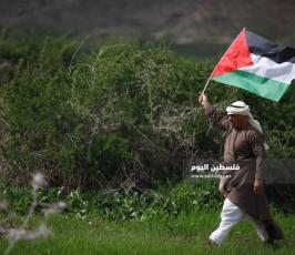 جيش الاحتلال يقمع فعالية زراعة اشجار في سهل البقيعة شرق عاطوف بالاغوار الشمالية (9).jpg