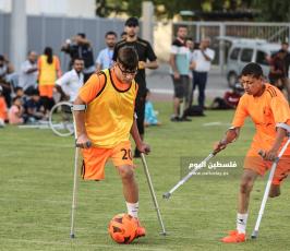 دوري كرة القدم بين أشبال وزهرات مبتوري الأقدام في غزة برعاية الصليب الأحمر  (11).JPG