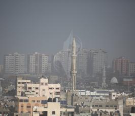 اجواء المنخفض الجوي في ميناء غزة اليوم ‫(35193350)‬ ‫‬.JPG