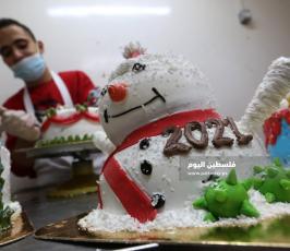 قوالب الجاتوهات مزينة بشعارات حول انتشار فيروس كورونا، وأخرى احتفاءً بالعام الجديد، (6).jpeg