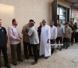 الجهاد الإسلامي وسرايا القدس تنظمان  زيارة لعوائل شهداء الشجاعية (5).JPG