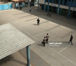 أضرار بمدرسة لـالأونروا (13).JPG