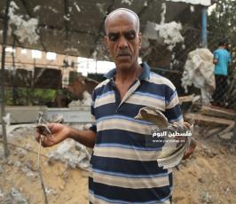 أضرار في مزرعة للبقر إثر القصف الصهيونى (17).JPG