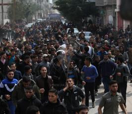 جماهير غفيرة في حي الشجاعية تُشيَّع جثمان الشهيد المجاهد جهاد حرارة ‫(41878017)‬ ‫‬.JPG