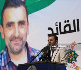 حفل تابين الشهيد الاسير بسام السايح بغزة ‫(34669065)‬ ‫‬.JPG