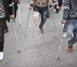 وقفة لمصابى مسيرات العودة ‫(41878018)‬ ‫‬.jpeg