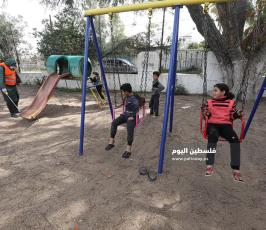 بلدية غزة تُعقِمُ منتزه بلدية غزة لمواجهة فيروس كورونا (6).jpg
