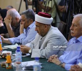 الفصائل الفلسطينية تعقد لقاء وطنياً بعنوان موحدون في مواجهة قرار الضم والصفقة (10).JPG