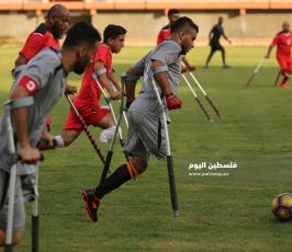 كرة قدم لاشخاص ذوي الاعاقة مبتوري الأطراف في قطاع غزة ‫(39256587)‬ ‫‬.JPG