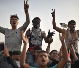 لحظة دخول موكب الكوشوك داخل مخيم العودة فى خزاعة (3).jpeg