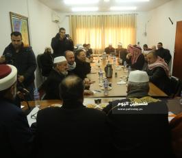اتحاد الاذاعات واللجنة الدعوية ينظم ندوة سياسية حملت اسم  دور العلماء في مواجهة التطبيع (2).JPG