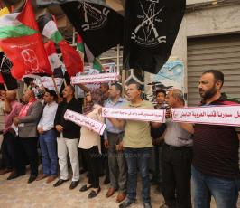 وقفة تضامنية دعماً لسوريا بغزة ‫(44302857)‬ ‫‬ ‫‬.JPG