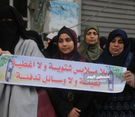 وقفة للعمل النسائي لحركة الجهاد بغزة تضامناً مع الأسيرات في سجون الاحتلال (6).JPG