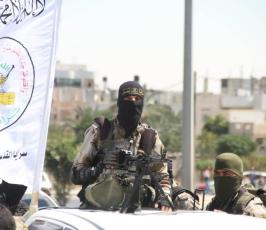 حركة الجهاد الإسلامي وجناحها العسكري سرايا القدس في محافظة خان يونس تستقبل الأسير المجاهد  إياد الجرجاوي (12).jpeg