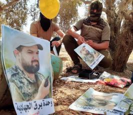 وحدة برق الجهادية تطلق بالونات حارقة على غلاف غزة.jpg