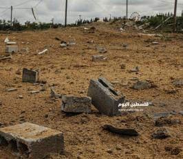 العدوان الإسرائيلي الذي استهدف مواقع لسرايا القدس (3).JPG
