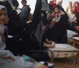 نساء فلسطينيات يُعددنَ خبز الصاج التراثي شرق خانيونس جنوب قطاع غزة ‫(42402308)‬ ‫‬.jpeg