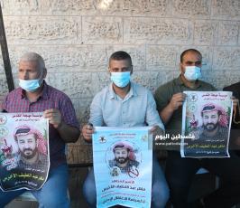 خيمة الاعتصام مع الاسير ماهر الاخرس (13).JPG