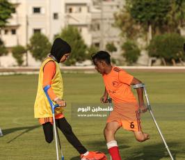 دوري كرة القدم بين أشبال وزهرات مبتوري الأقدام في غزة برعاية الصليب الأحمر  (14).jpg