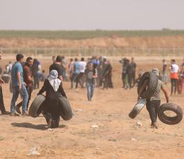 مليونية القدس في يوم القدس العالمي وذكرى النكسة 51 على حدود غزة1 ‫(41353763)‬ ‫‬.JPG