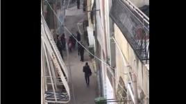 جنود الاحتلال في أحد ازقة شعفاط  بالقدس المحتلة 