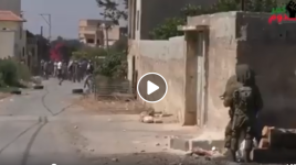 "ضابط إسرائيلي" يضرب جنوده بسبب جبنهم في مواجهات كفر قدوم