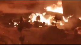 مجزرة جديدة.. فيديو لحظة انفجار صهريج مازوت في عكار لبنان ..