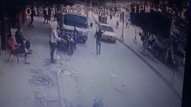 لحظة وفاة الطفل محمد النجار من جباليا مساء اليوم
