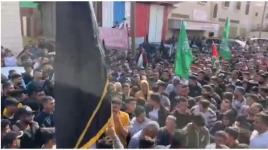 جماهير شعبنا تشيع جثمان الشهيد الشاب صدام حسين بني عودة الذي ارتقى في طوباس