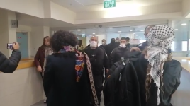 الاحتلال يقتحم مستشفى "اساف هروفيه" حيث يتواجد الاسير المضرب ابو هواش ويهاجم الصحفيين والمتضامنين مع الأسير