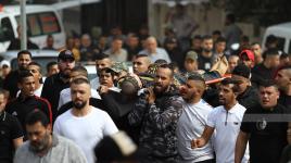 جنازة شهيد كتيبة جنين أمس، صلاح البريكي 19 عام